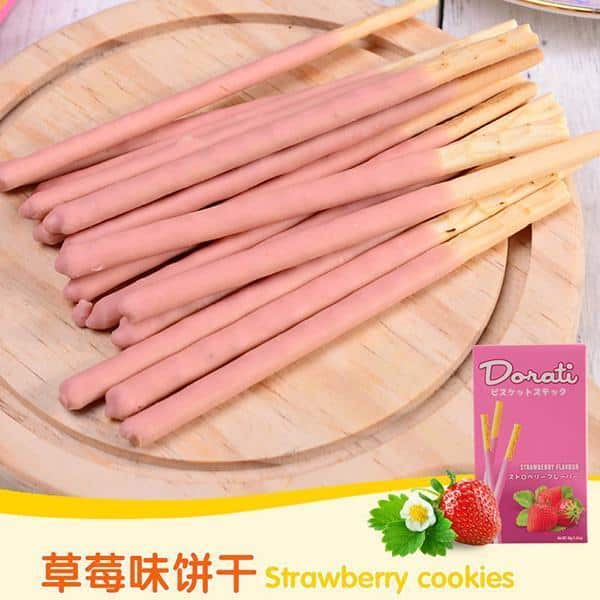 strawberry biscuit stick