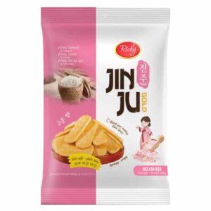 pink salt rice cracker